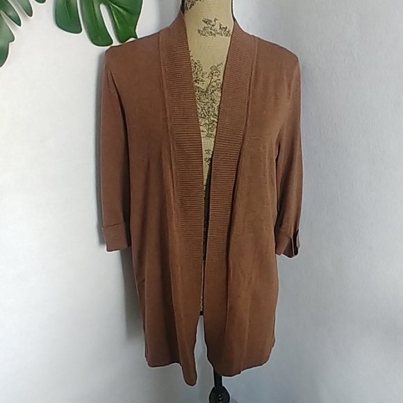 Laura Ashley Open Cardigan Sweater - Picture 1 of 5